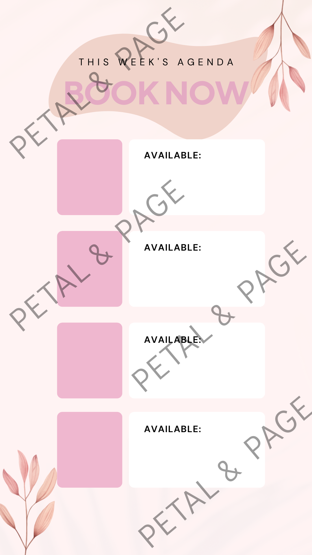 Booked Babe – Pink Digital Booking Image- Careers Collection