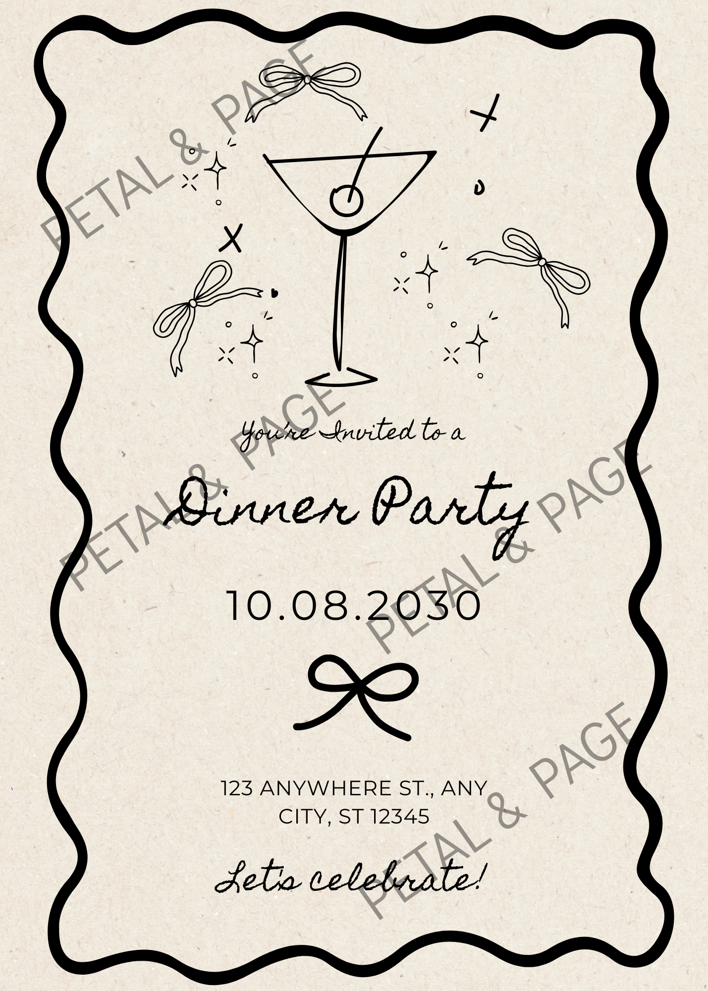 Fork Yeah! You’re Invited- Custom Digital Invitation Download