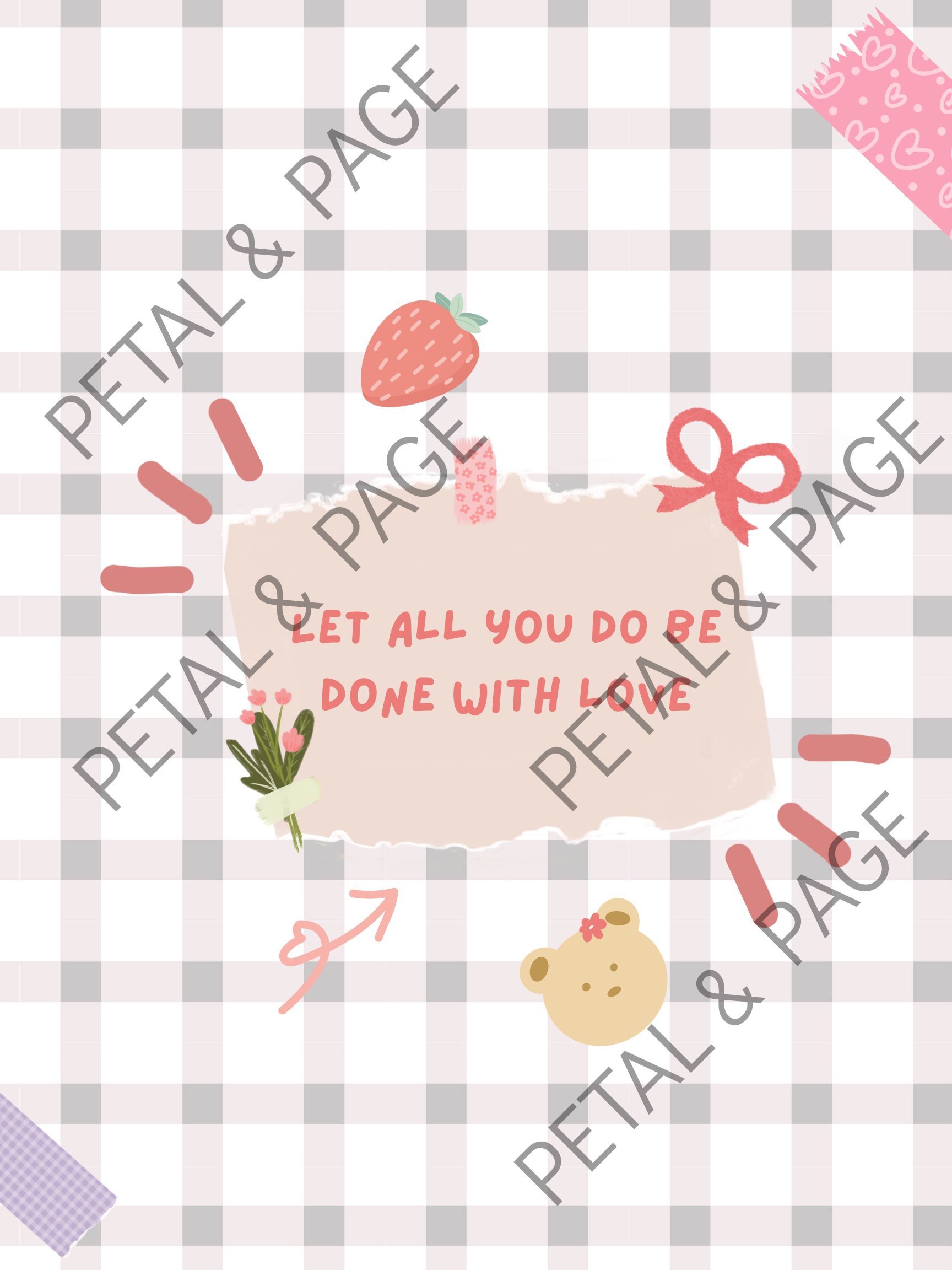 Do with Love- Petals on the Wall Collection