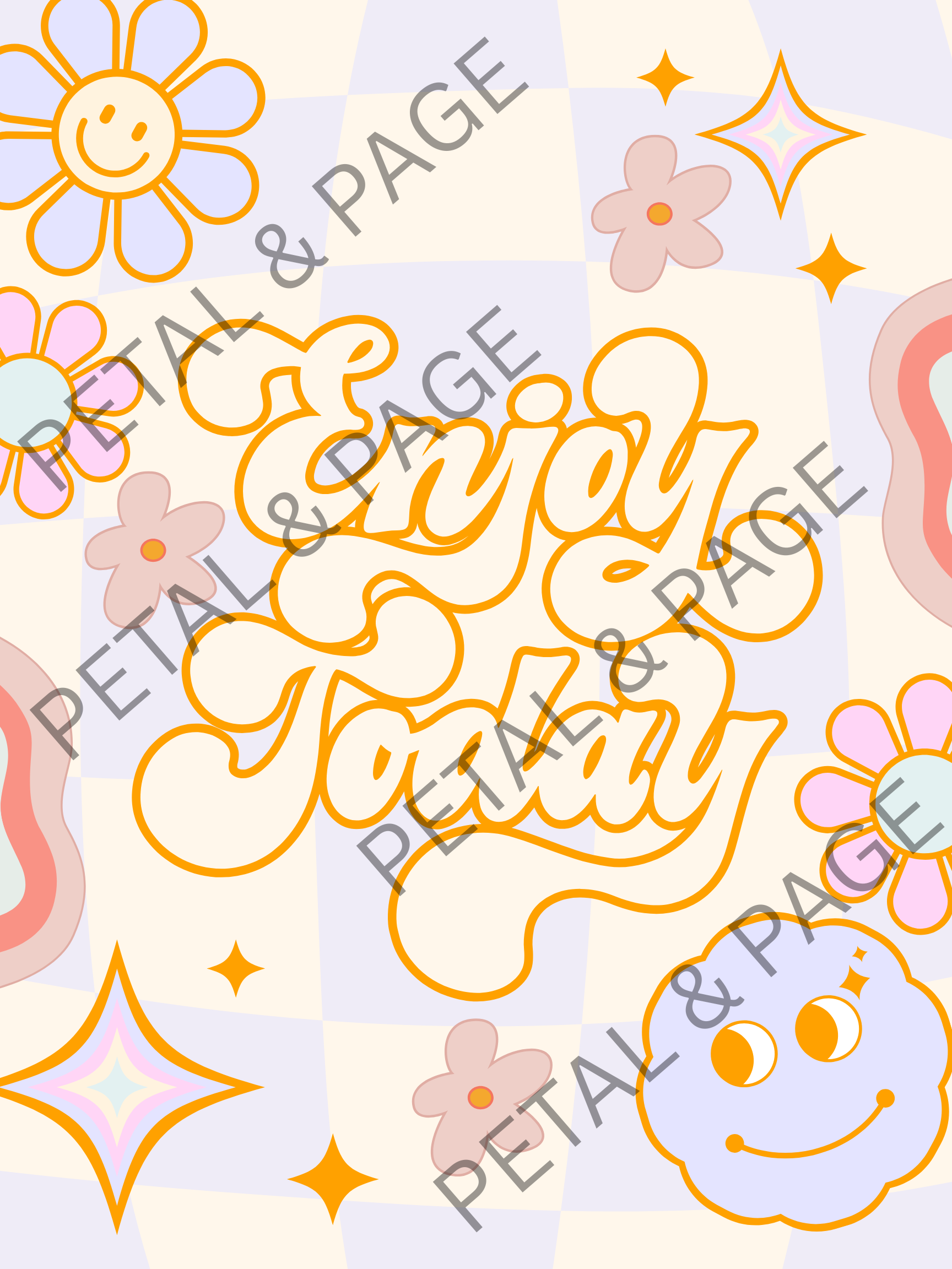Petal & Peace – Enjoy Today Wall Art