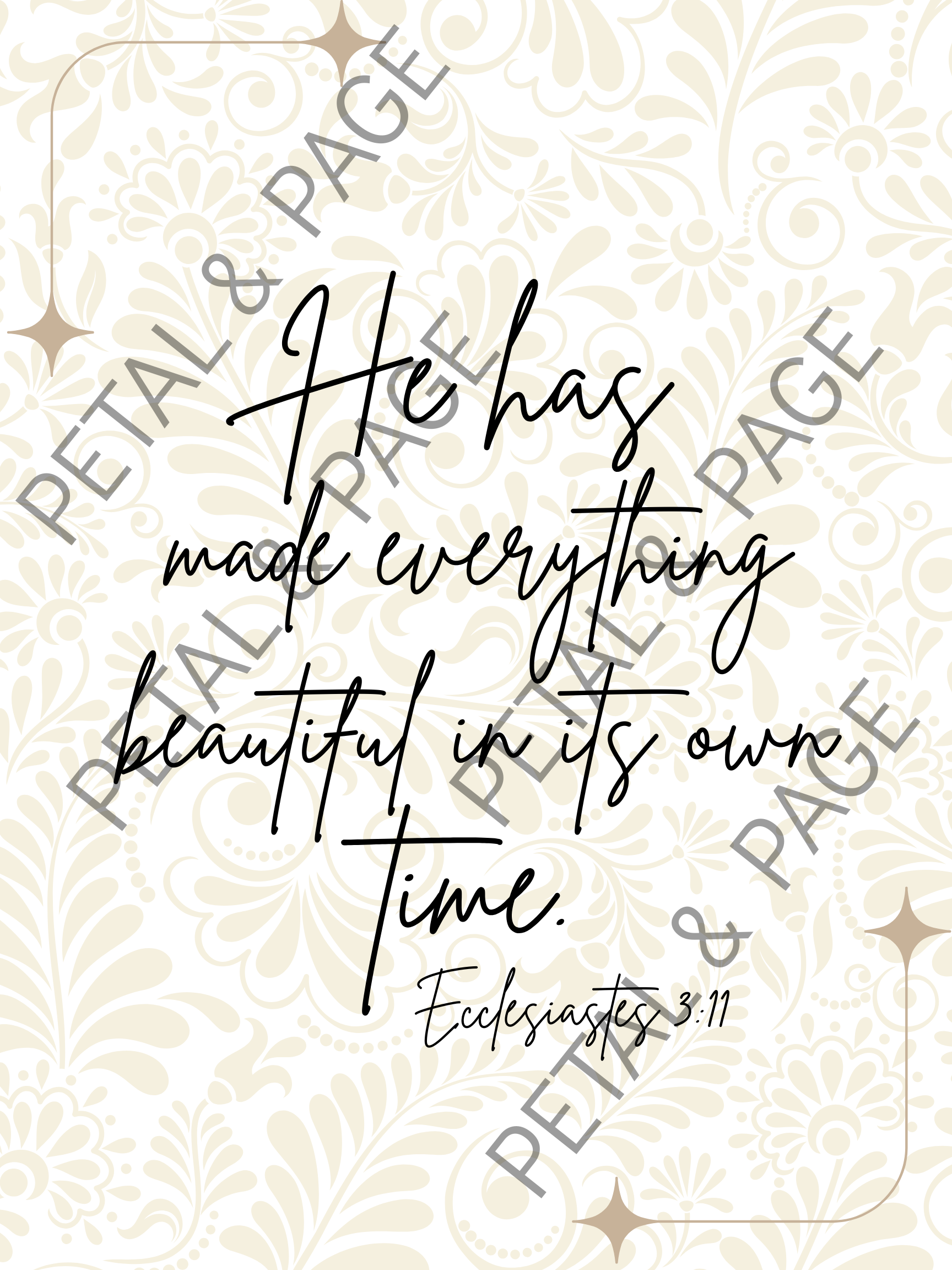 Beauty in the Waiting- Faith Based Collection