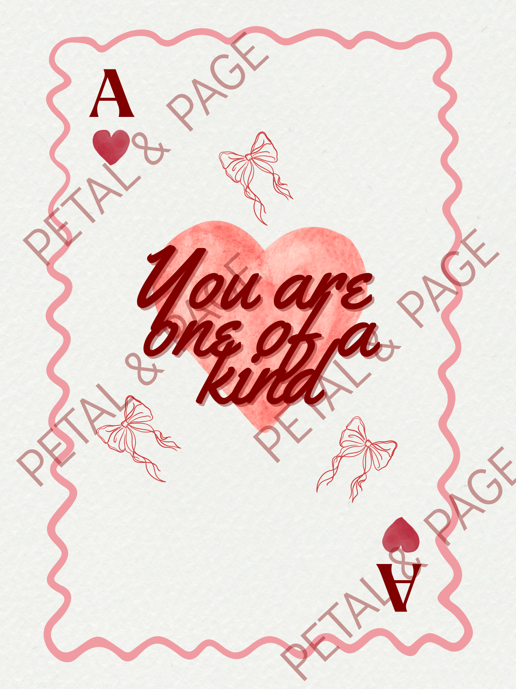 You're the Ace- Notes from Momma Collection