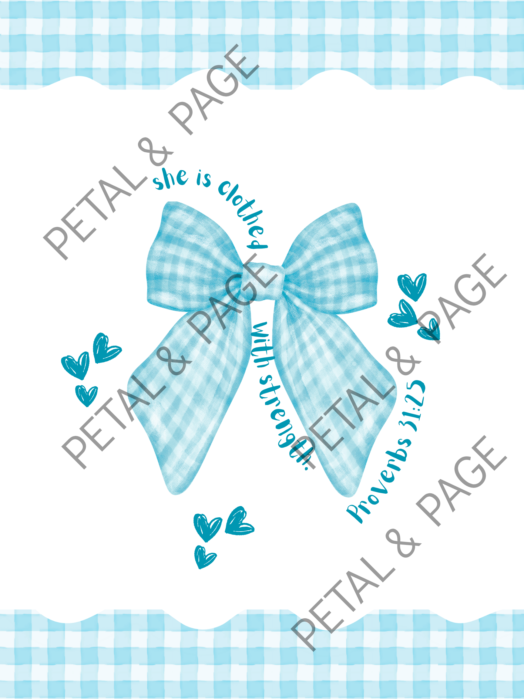 Grace in Gingham- By His Design- Faith Based Collection