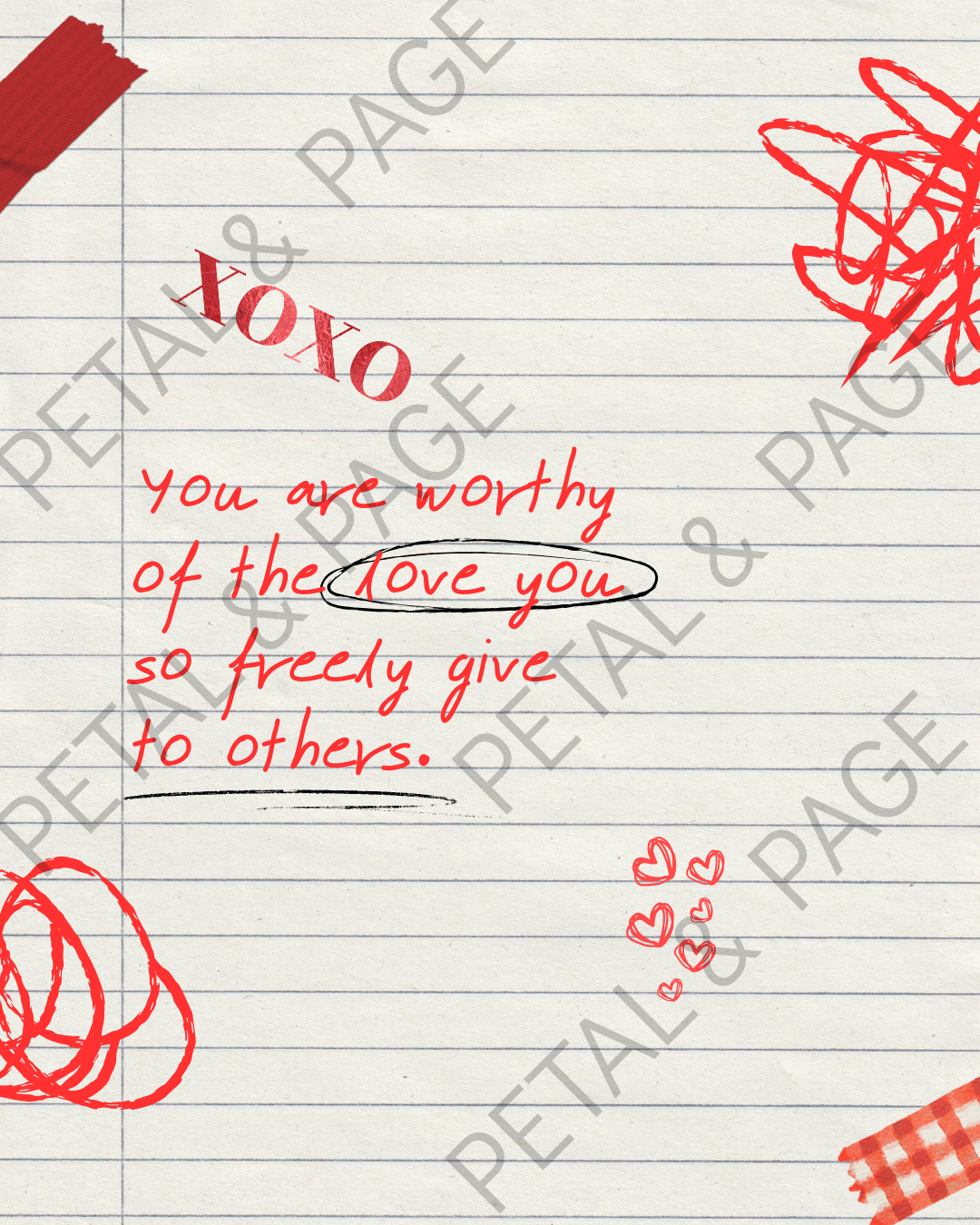 Momma’s Reminder: Worth- Notes from Momma Collection